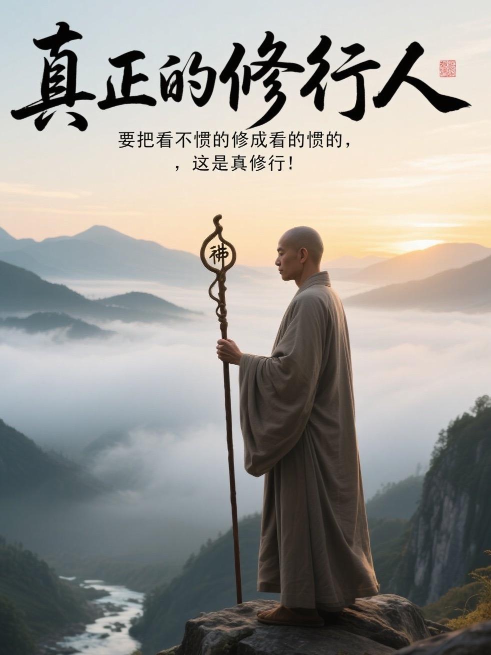 修行的真谛从来不是与世隔绝的苦修，而是在烟火日常里磨心。是见人见事时，既能守住本
