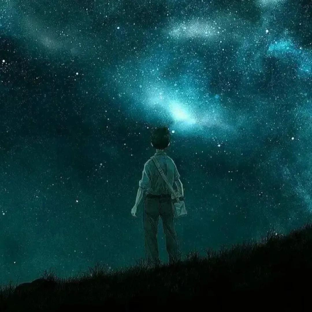 《星汉灿烂》
前路惊涛骇浪，
我自笑容灿烂。
一路胸怀坦荡，
必有好运不断。
