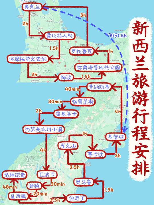 终于弄明白新西兰怎么玩不绕路（吃住行攻略