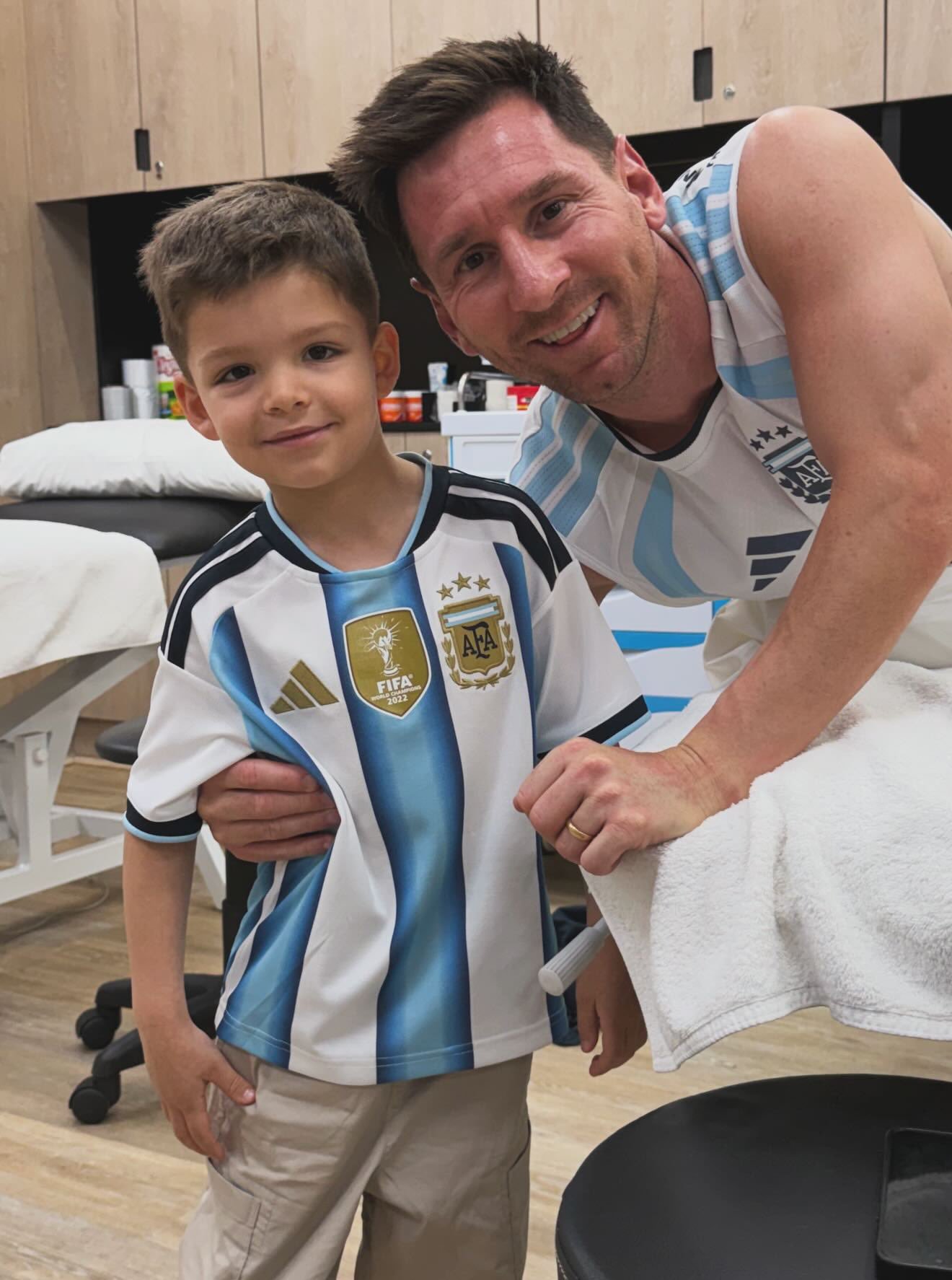 梅西与鲁利的儿子🩵梅西