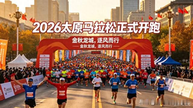 全城沸腾！2026太原马拉松鸣枪开跑，四万跑者逐梦锦绣并州