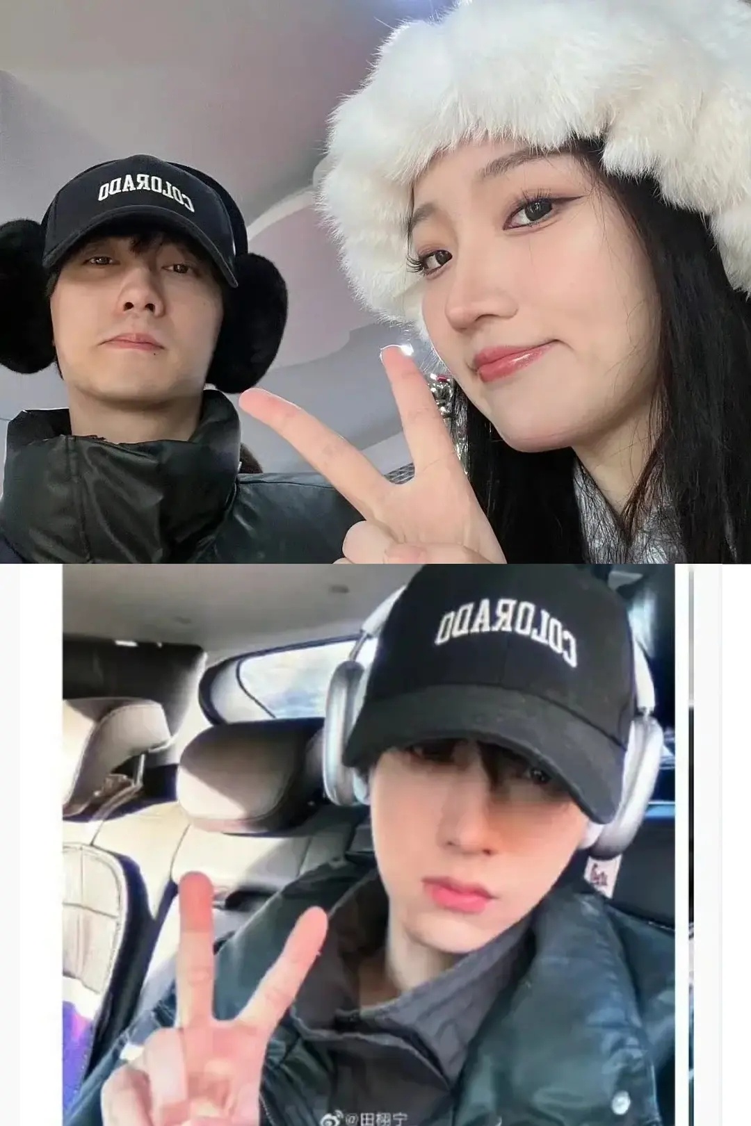 九成美晒与田栩宁亲吻视频 田栩宁营业照全是和🧹在一起拍的