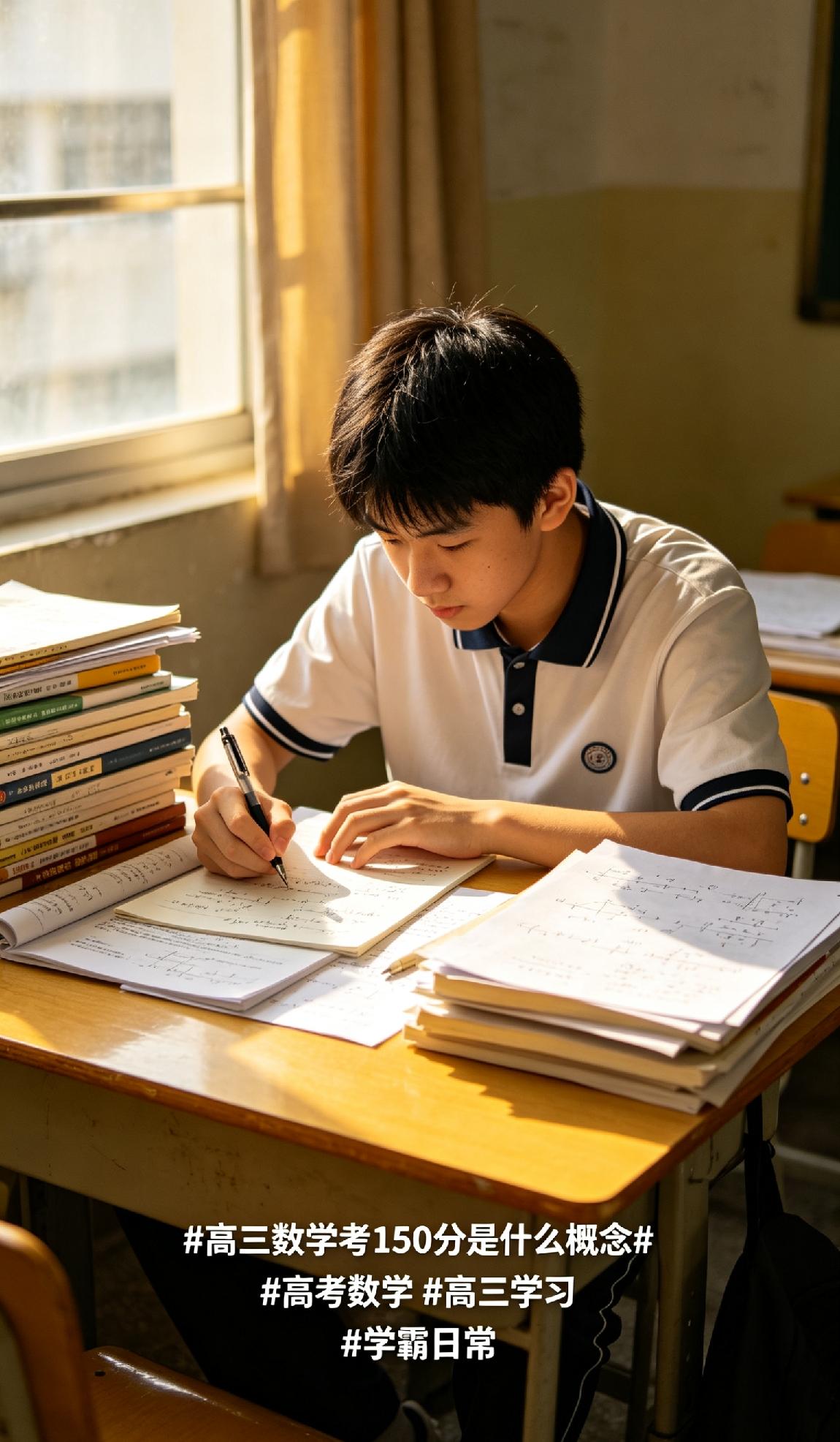 高三数学满分150分，绝对是学霸金字塔最顶端的水平。高中综合卷考点覆盖面广，选择