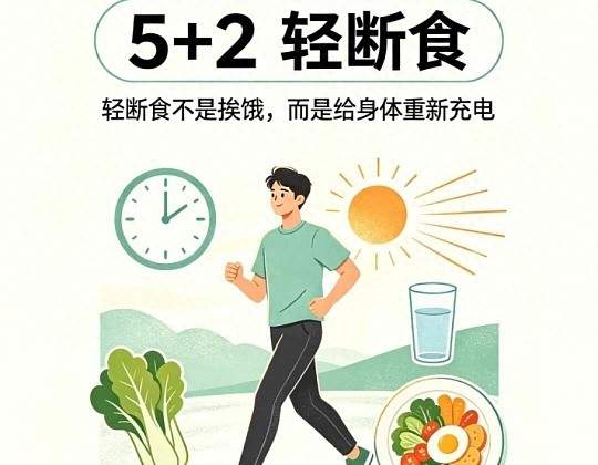 网传“饿两天定律”能瘦30斤？5+2轻断食的真实研究说了什么