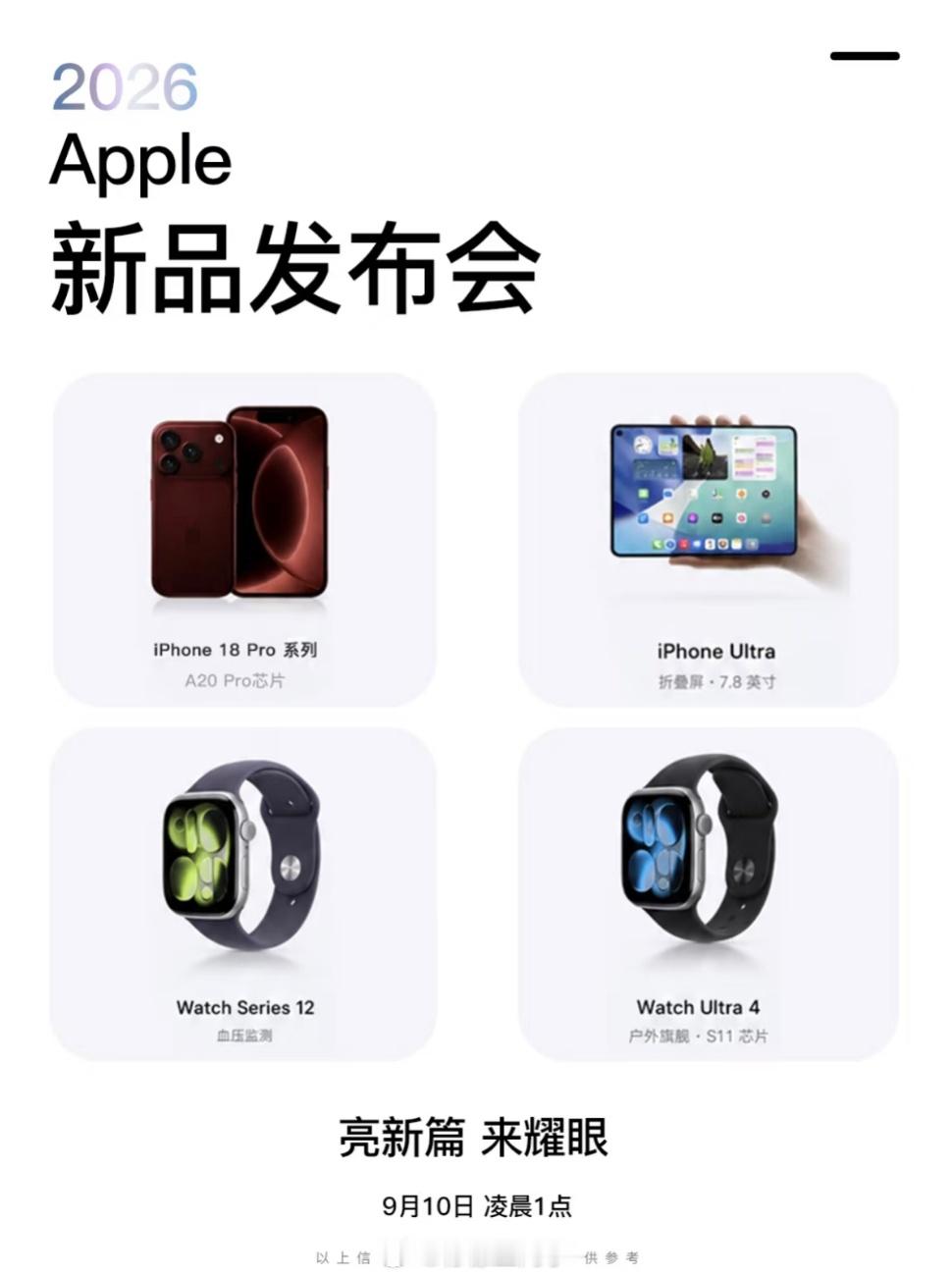 iPhone18Pro发布会倒计时苹果新品发布会就要来了，和往常不一样这次iPh