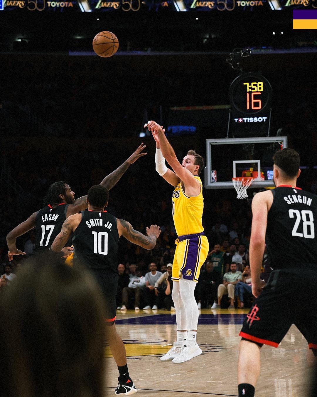 肯纳德打停对手！现在他的三分命中率是100%🔥湖人还有个LukeMagic 火