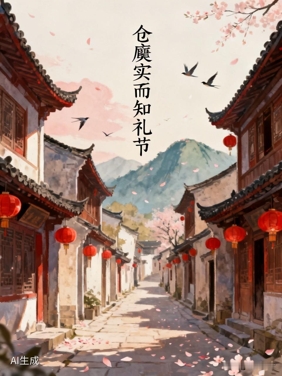 五千年文明长河中，仓廪实而知礼节的朴素愿望，终在我们这个时代化为触手可及的日常。