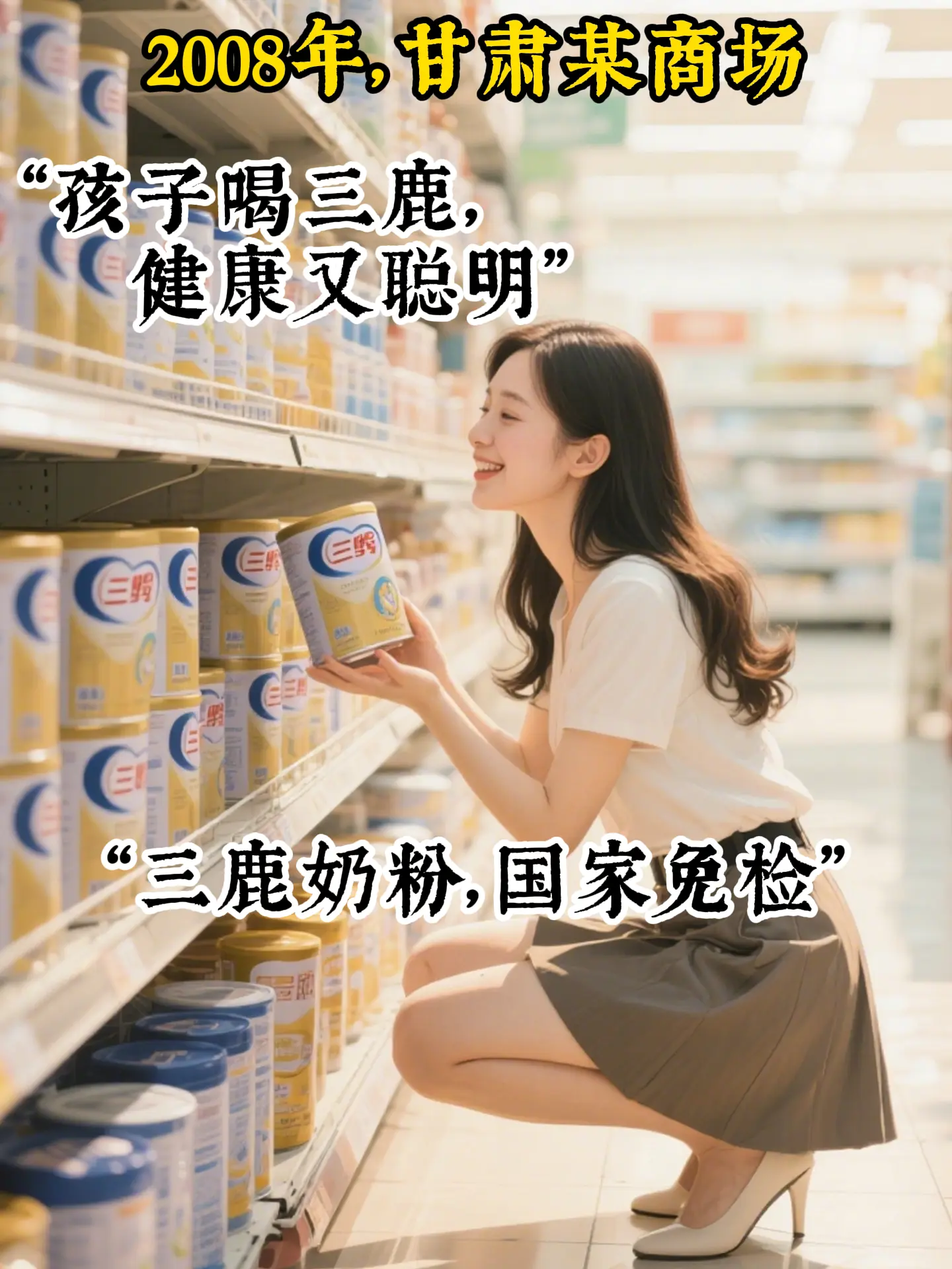 漠视生命的企业，终将被良知审判为历史的尘埃！三鹿奶粉