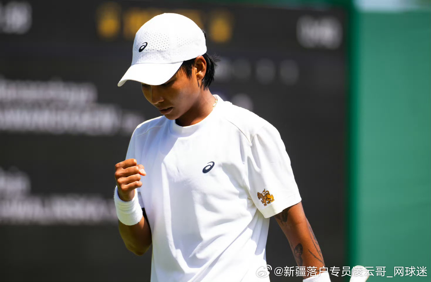 温网2026女单首轮1️⃣，资格赛选手🇹🇭萨王凯在2-6 2-5落后的情况下
