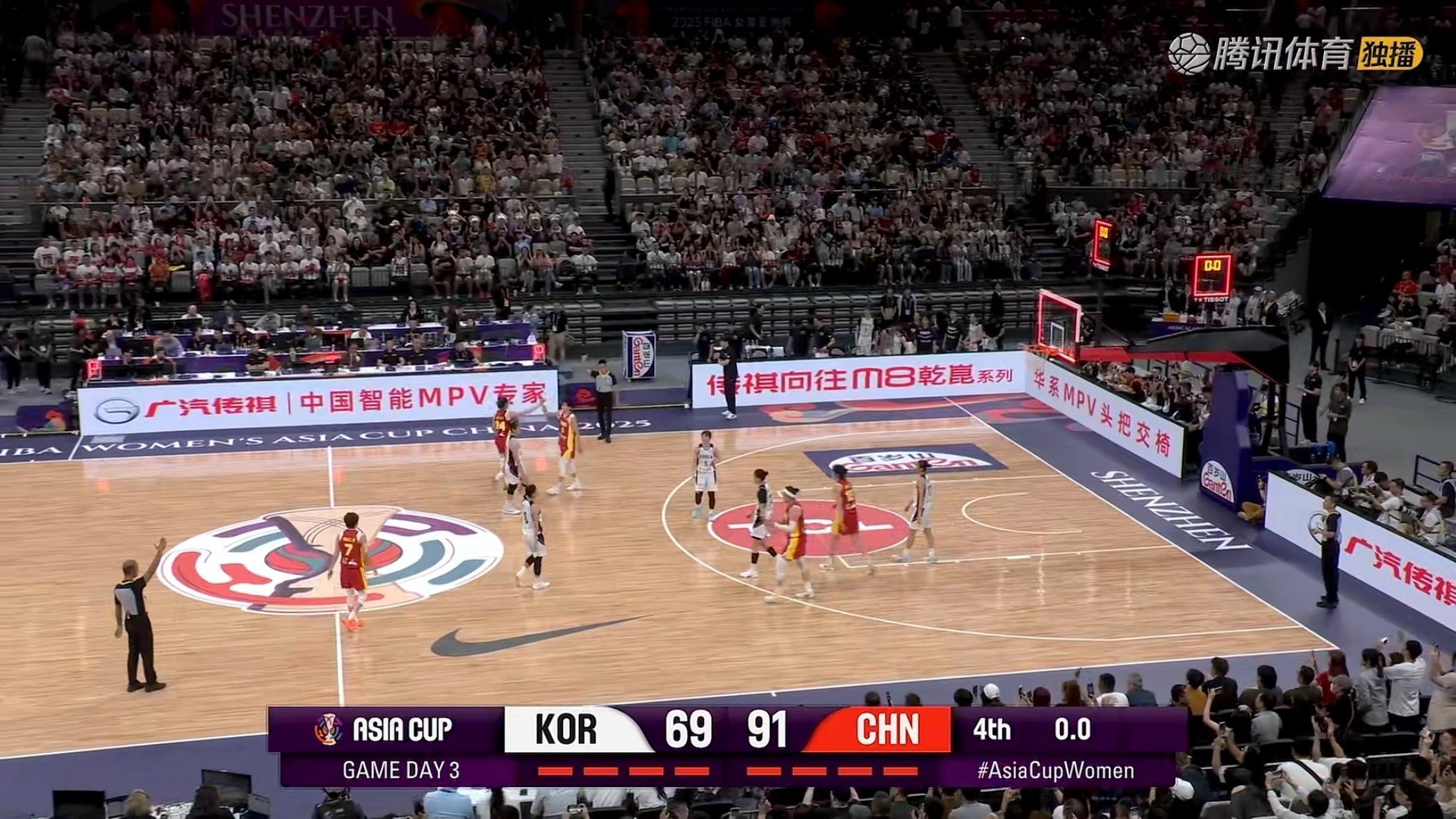 中国女篮大比分战胜韩国亚洲杯小组赛取得两连胜2025女篮亚洲杯 ​​​