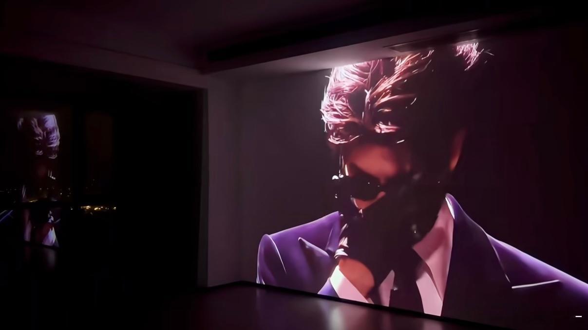 为了看张凌赫专门买个投影很划算吧！ 