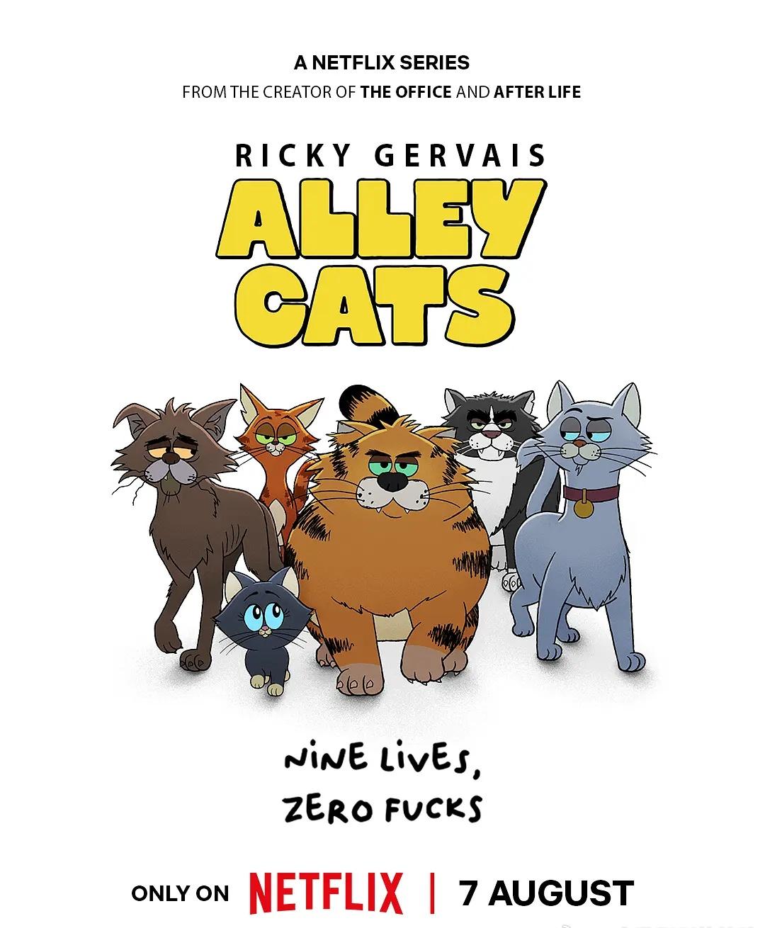 【瑞奇·热维斯之街猫一族】 Alley Cats (2026)
英剧 喜剧/动画