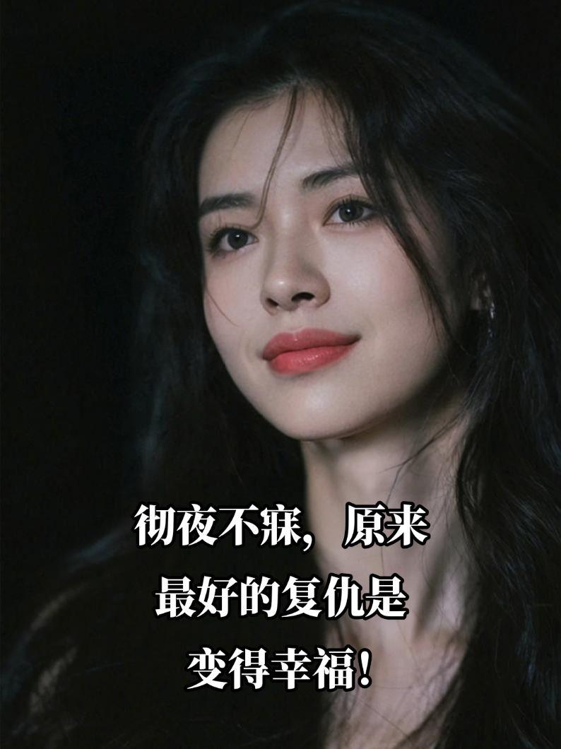 彻夜不寐，原来最好的复仇是变得幸福！