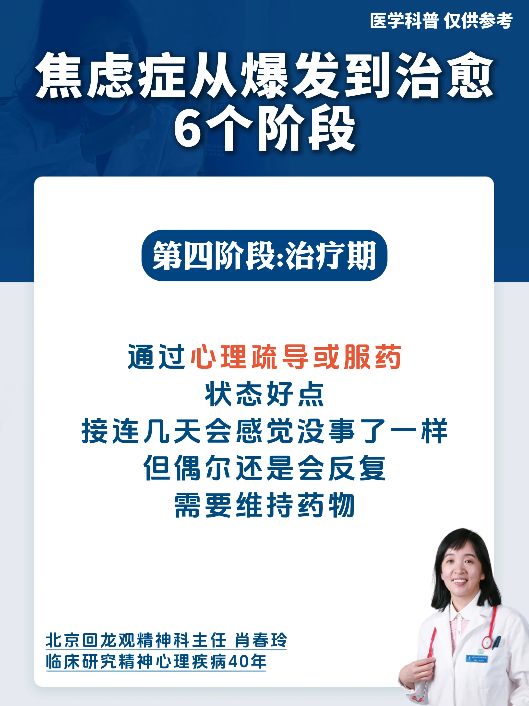肖春玲主任：焦虑症从爆发到治愈的6个阶段