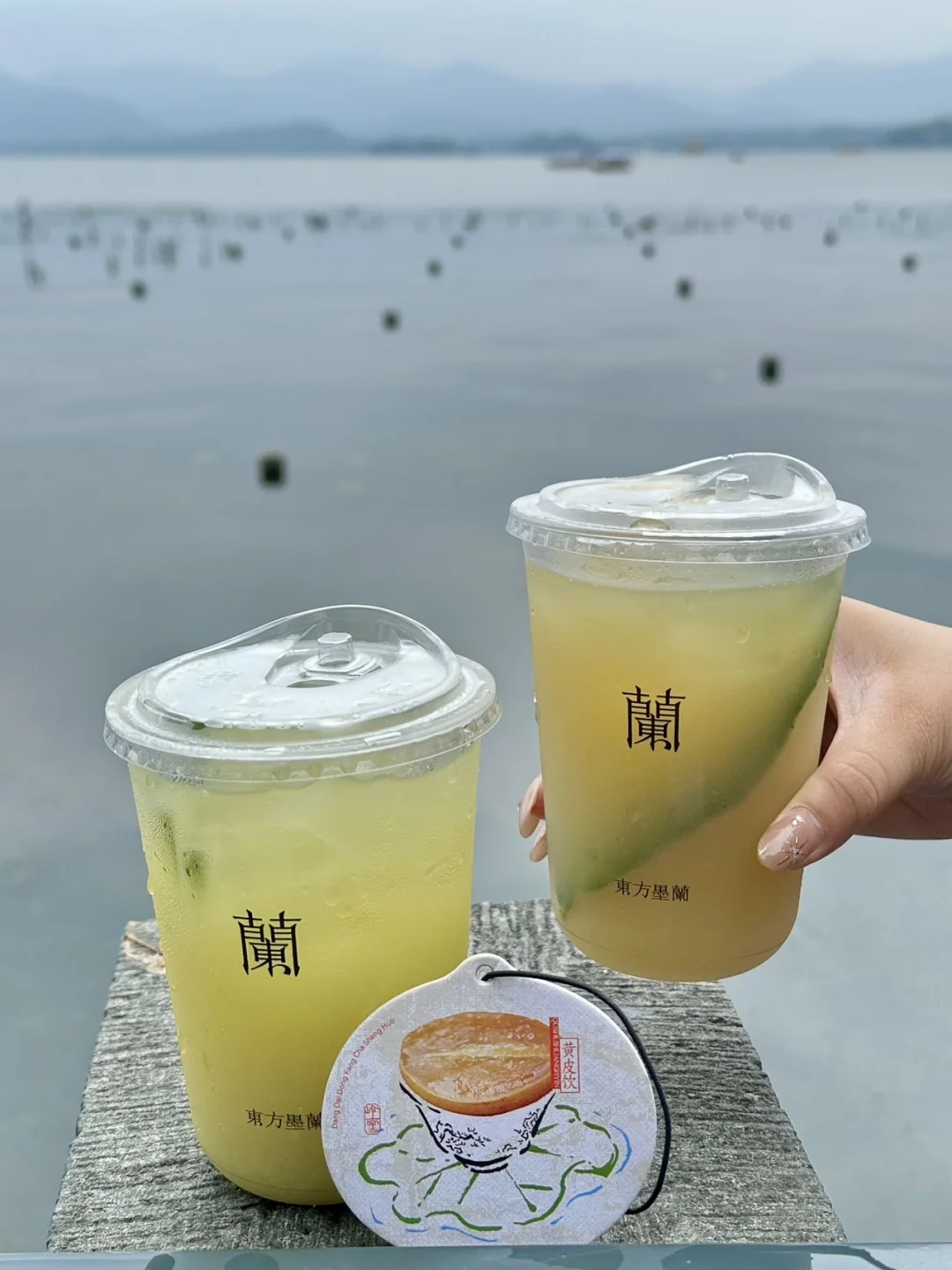来杭州西湖边连炫三天！这杯黄皮茶饮直接