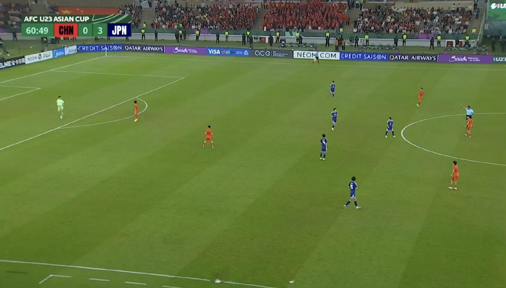 点球进了0：3落后革命尚未成功男足仍需努力U23男足0比2落后 U23国足vs日