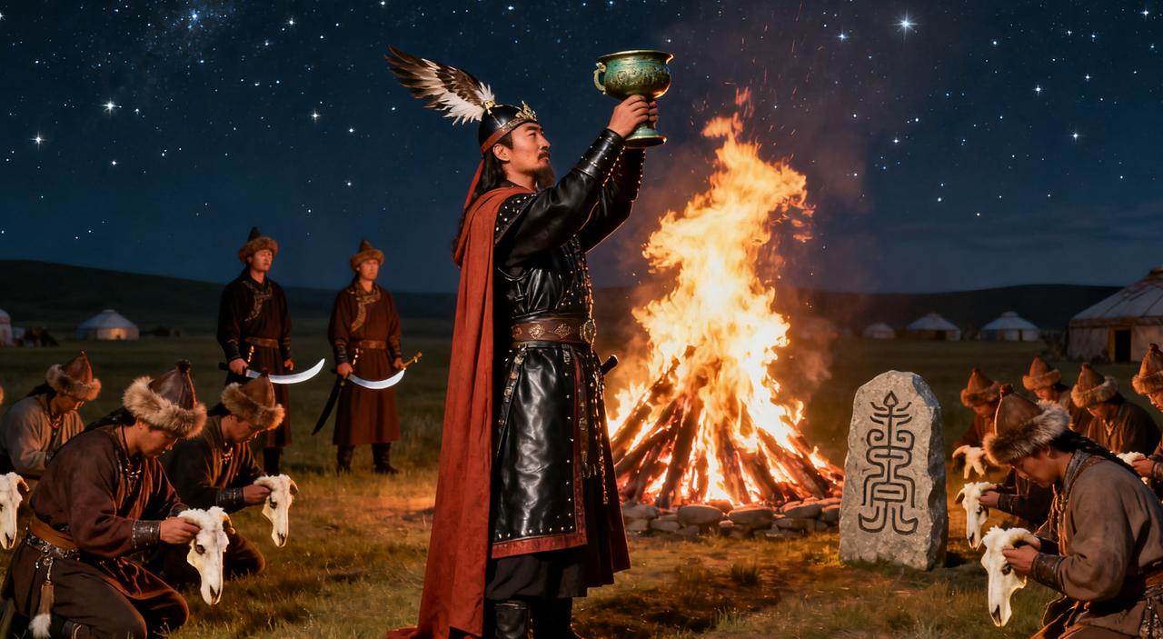公元907年的一个深夜，在北方草原举行过一场神秘的祭祀仪式，伴随着众人的欢呼俯首