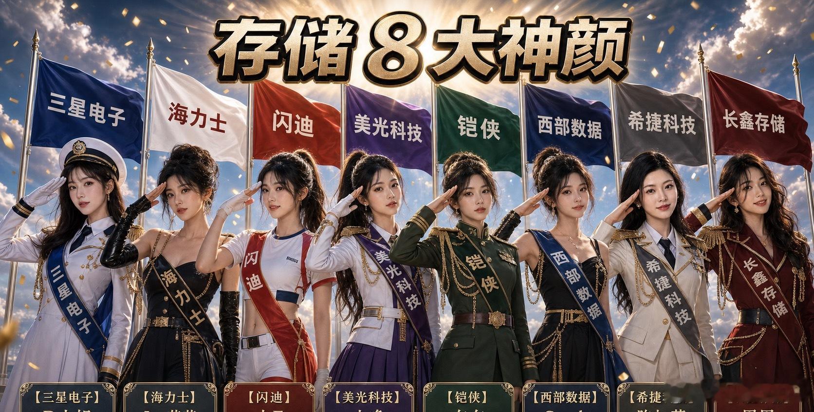 存储8大神颜 