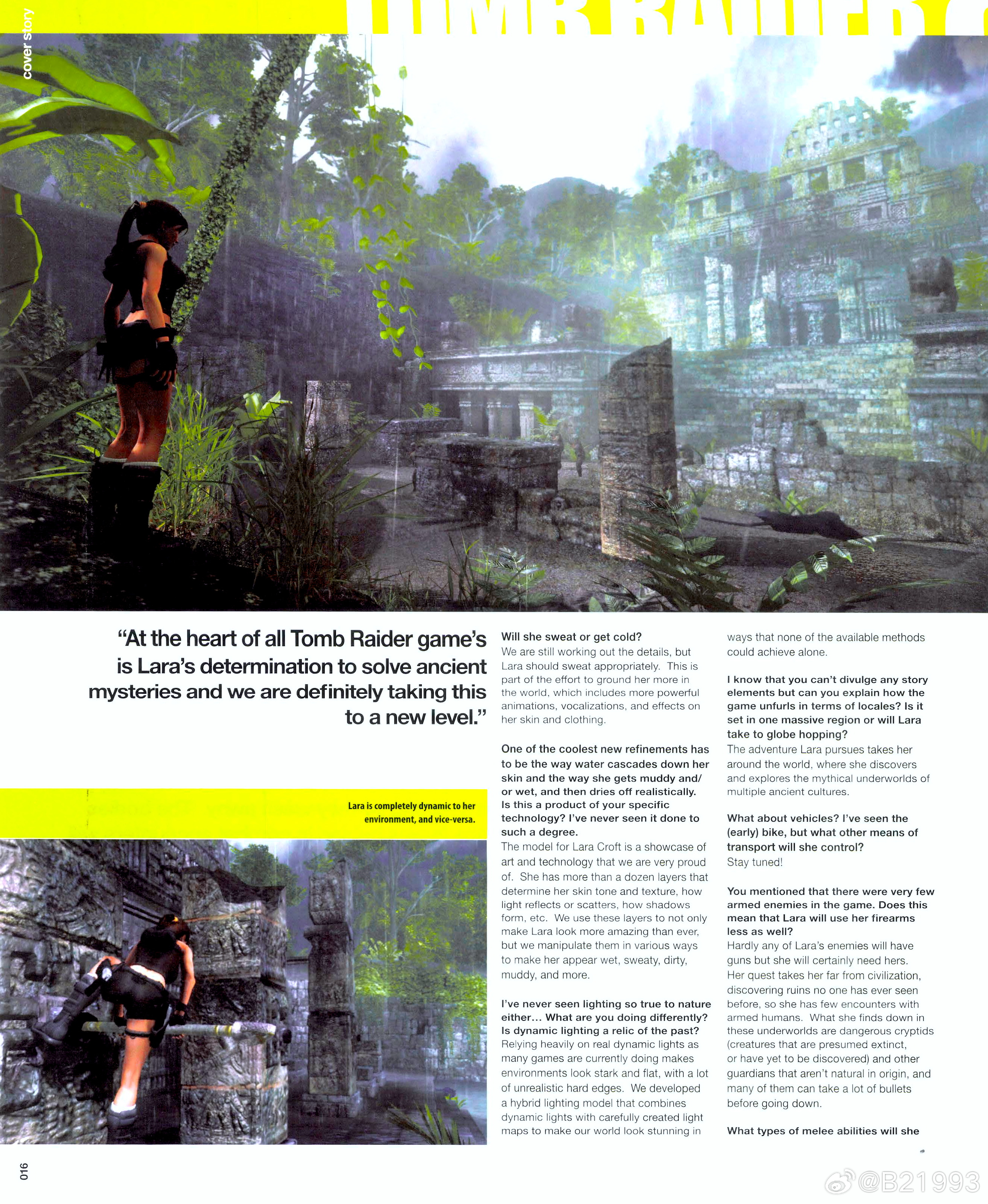 Tomb Raider 8，Play，January 2008.古墓丽影地下世界