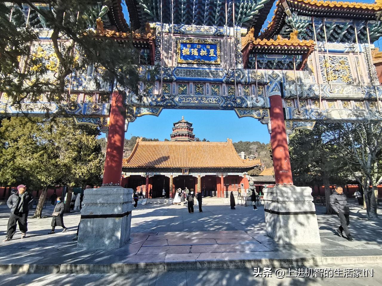 一张图证明你去过颐和园管窥佛香阁！