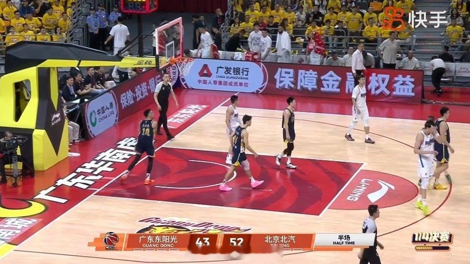 北京男篮vs广东男篮没有篮，球打得再合理也没用，最终赢不了球，这赛季整体的命中率