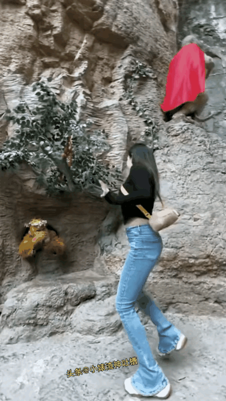 姑娘这操作挺意外的