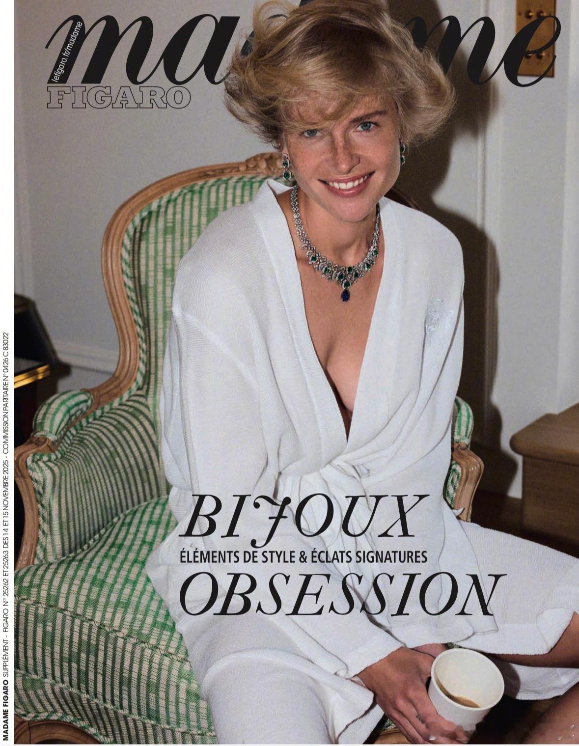 Madame Figaro 本周新刊，模特 Steffi Cook 演绎高级珠宝