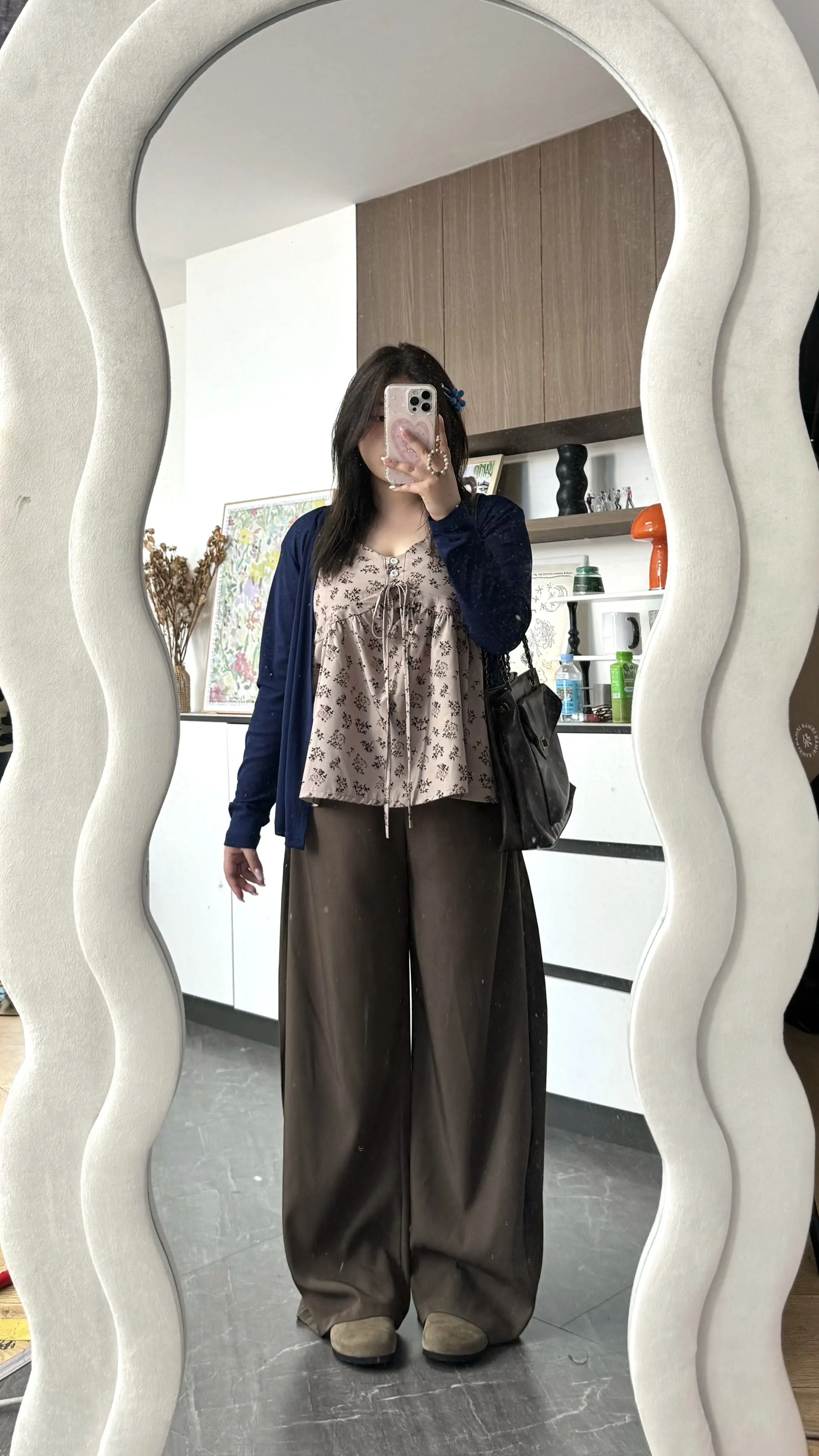 显瘦穿搭 微胖穿搭 秋季穿搭 苹果型身材 大码女装