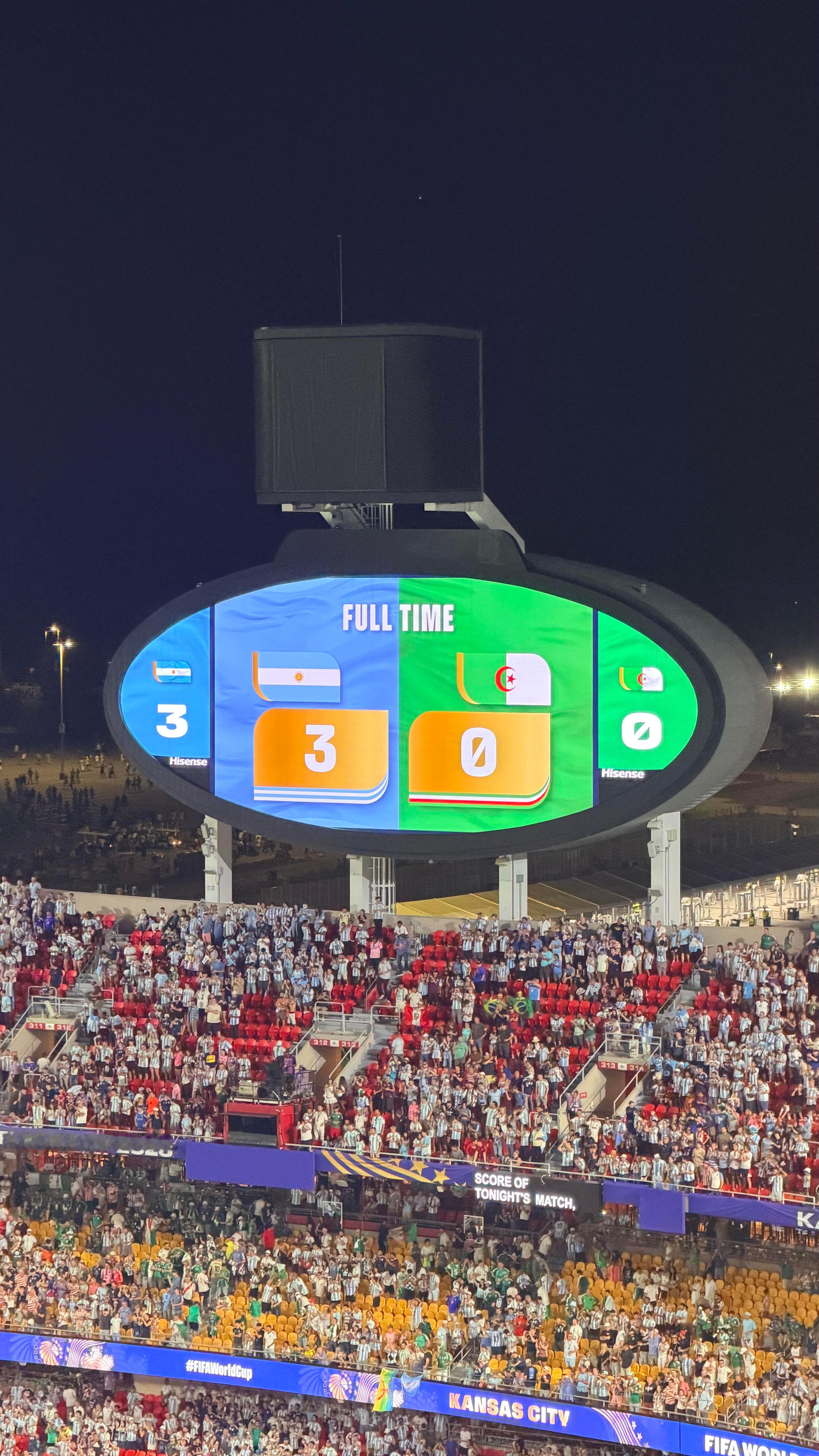 梅西帽子戏法见证梅西世界杯帽子戏法！！！⚽️这一趟真的值了！大v观赛团