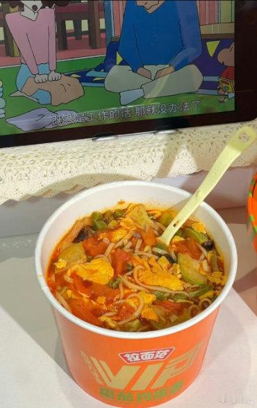 拉面范是0油炸哎，吃了一下还不错，健康美味