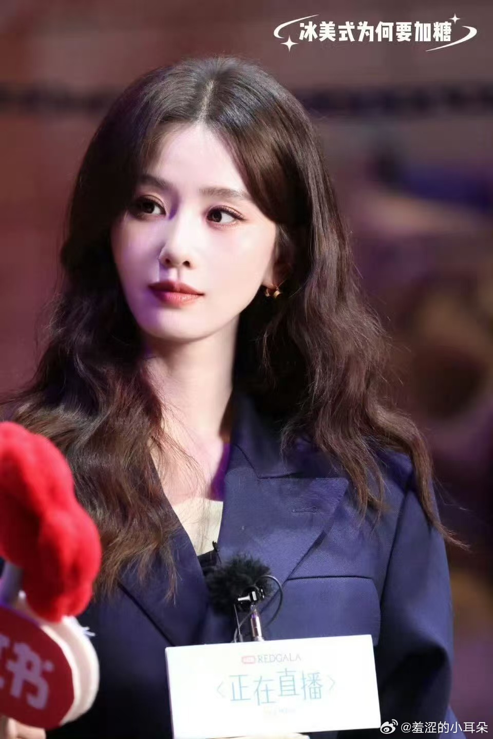 刘诗诗虽然没有入驻🍠，但不仅以唯一一个春日大使身份参加了小红书活动，还是红毯开