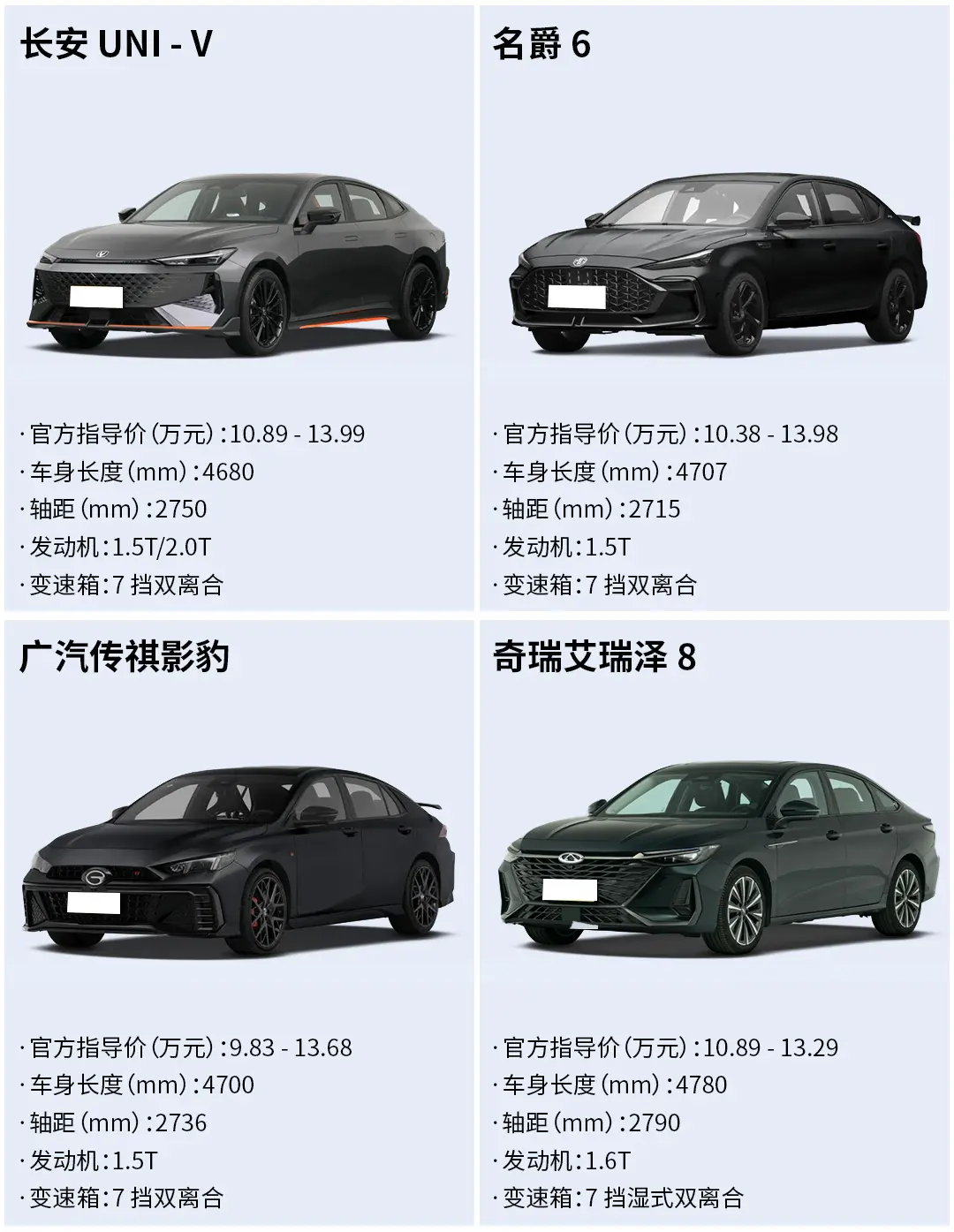 四品牌国产运动轿跑，小众外观告别千篇一律