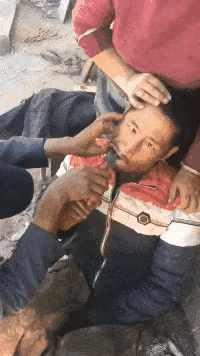 这拔牙齿太厉害吧。