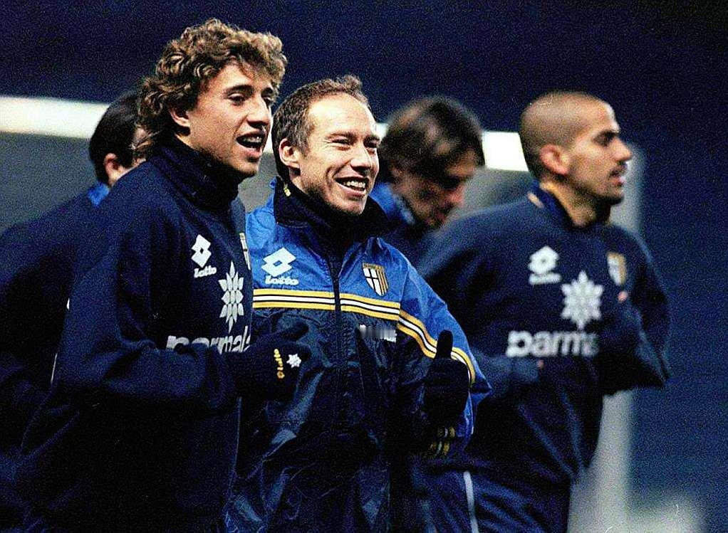 【老照片】 意甲联赛 Hernan Crespo, Roberto Sensin