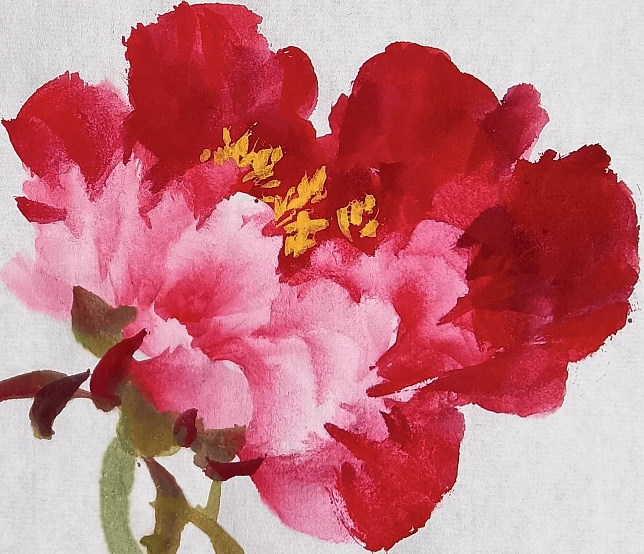 小写意花鸟