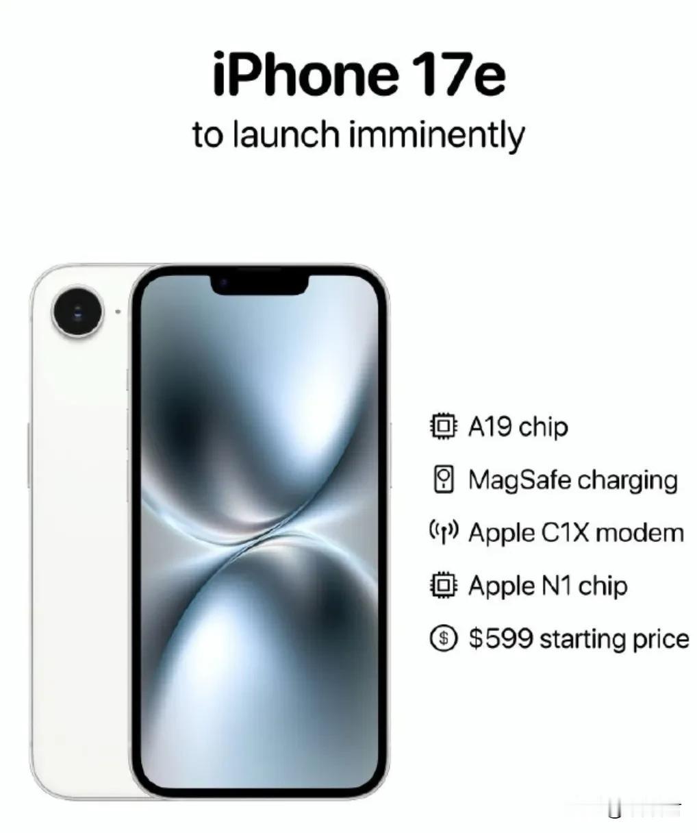 iPhone17e:：A19
iPad: A18
iPad Air: M4 ​​