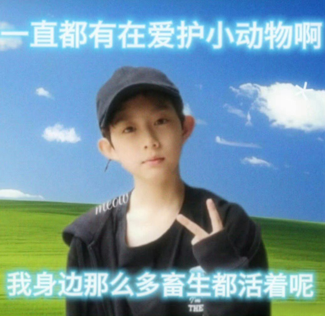 一直都有在爱护小动物啊 