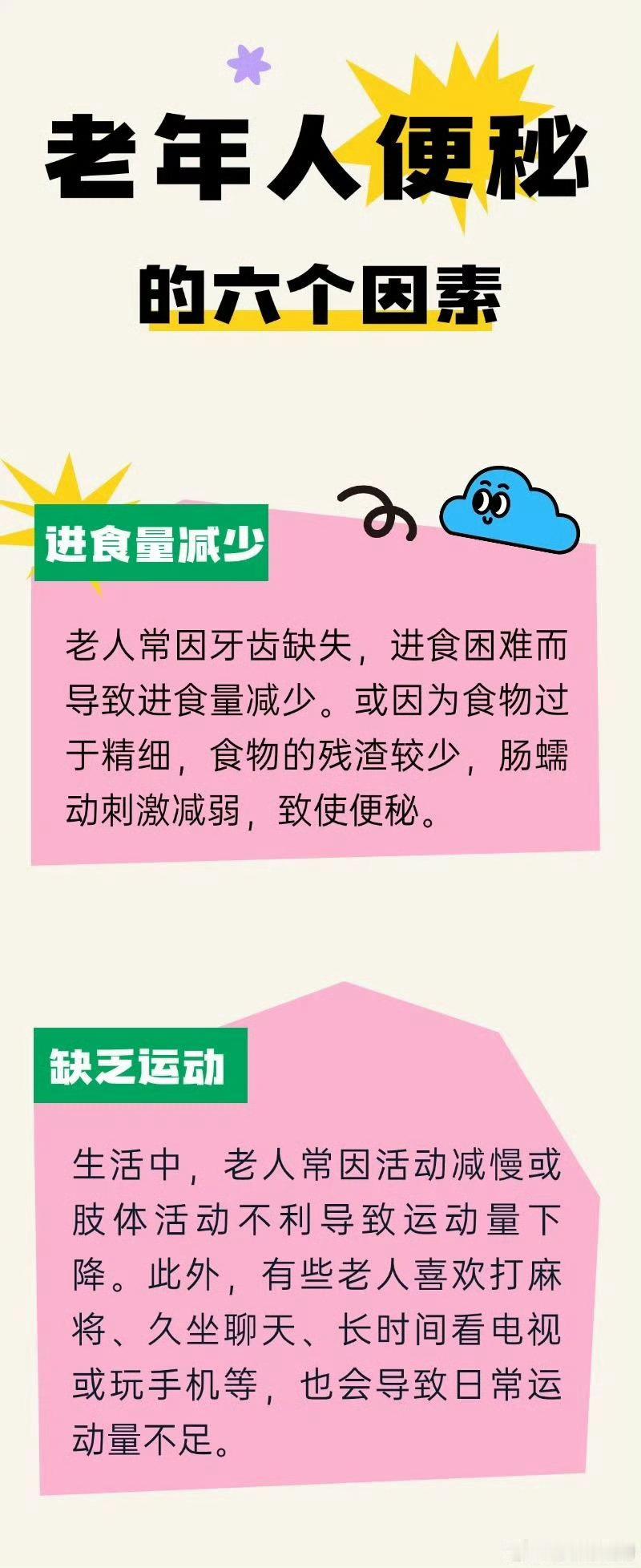 健康郑州  【老年人反复便秘难缓解，这六个因素是关键！当逐个“击破”】便秘通常表