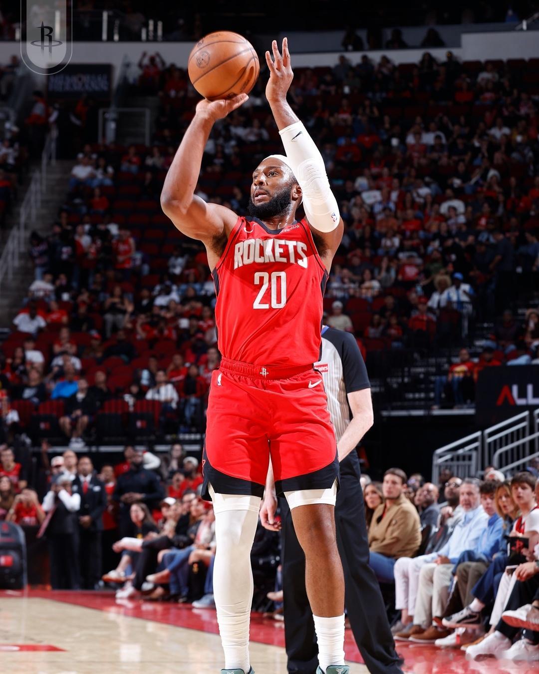 赢球啦！火箭137-109大胜篮网，拿下赛季首胜。申京21+6，KD19+6，伊