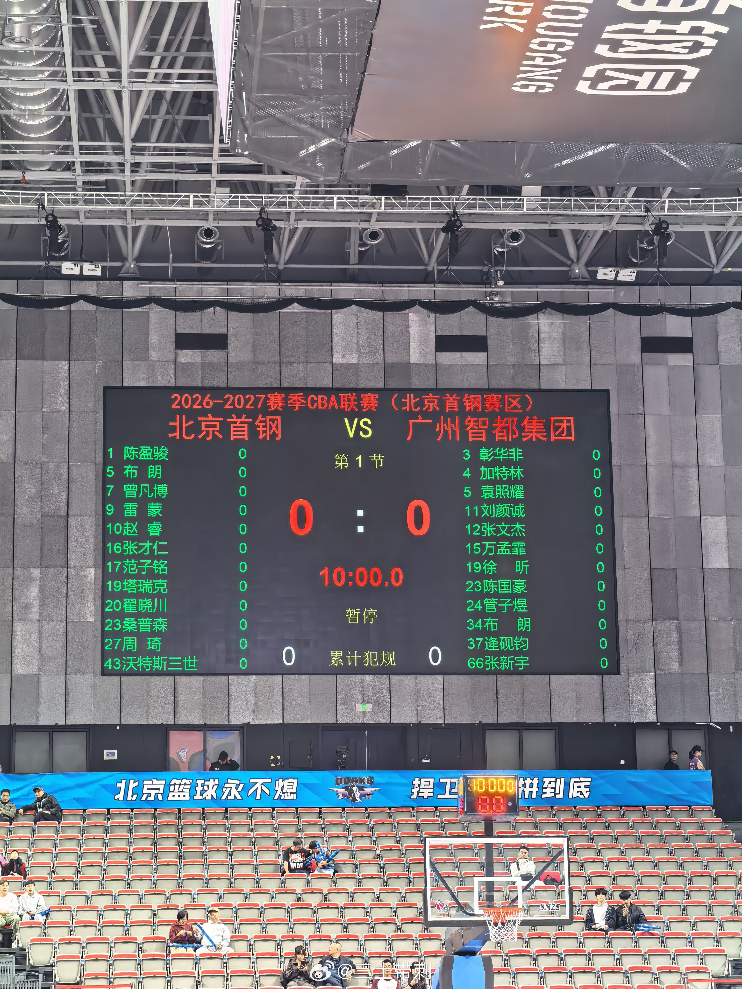 北京男篮vs广州男篮CBA[超话] 不变  ​​​