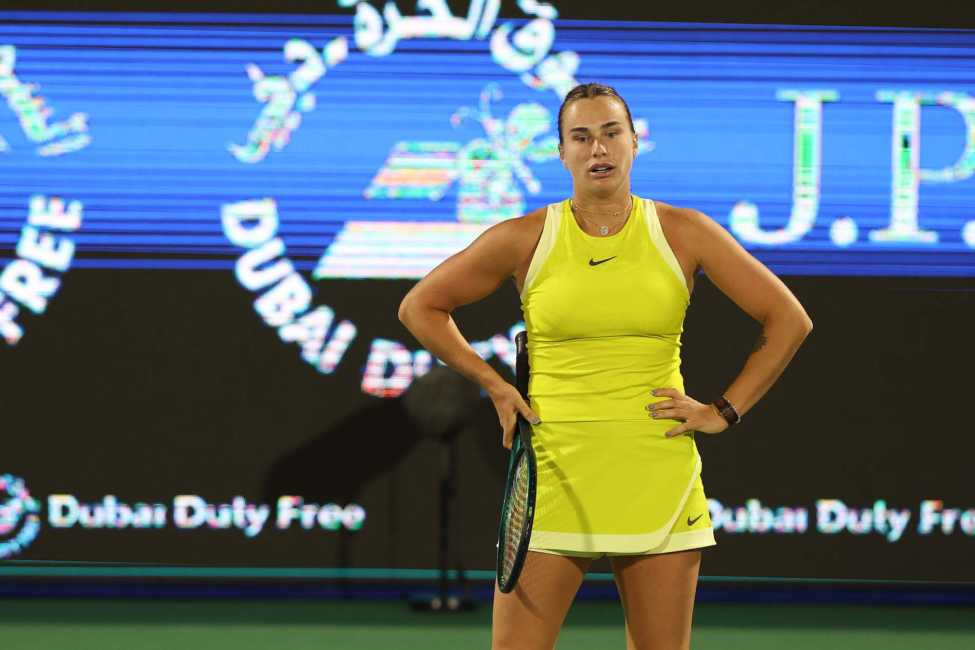 女单世界前二萨巴伦卡、斯瓦泰克均退出下周的迪拜1000赛萨巴伦卡：“非常遗憾不得