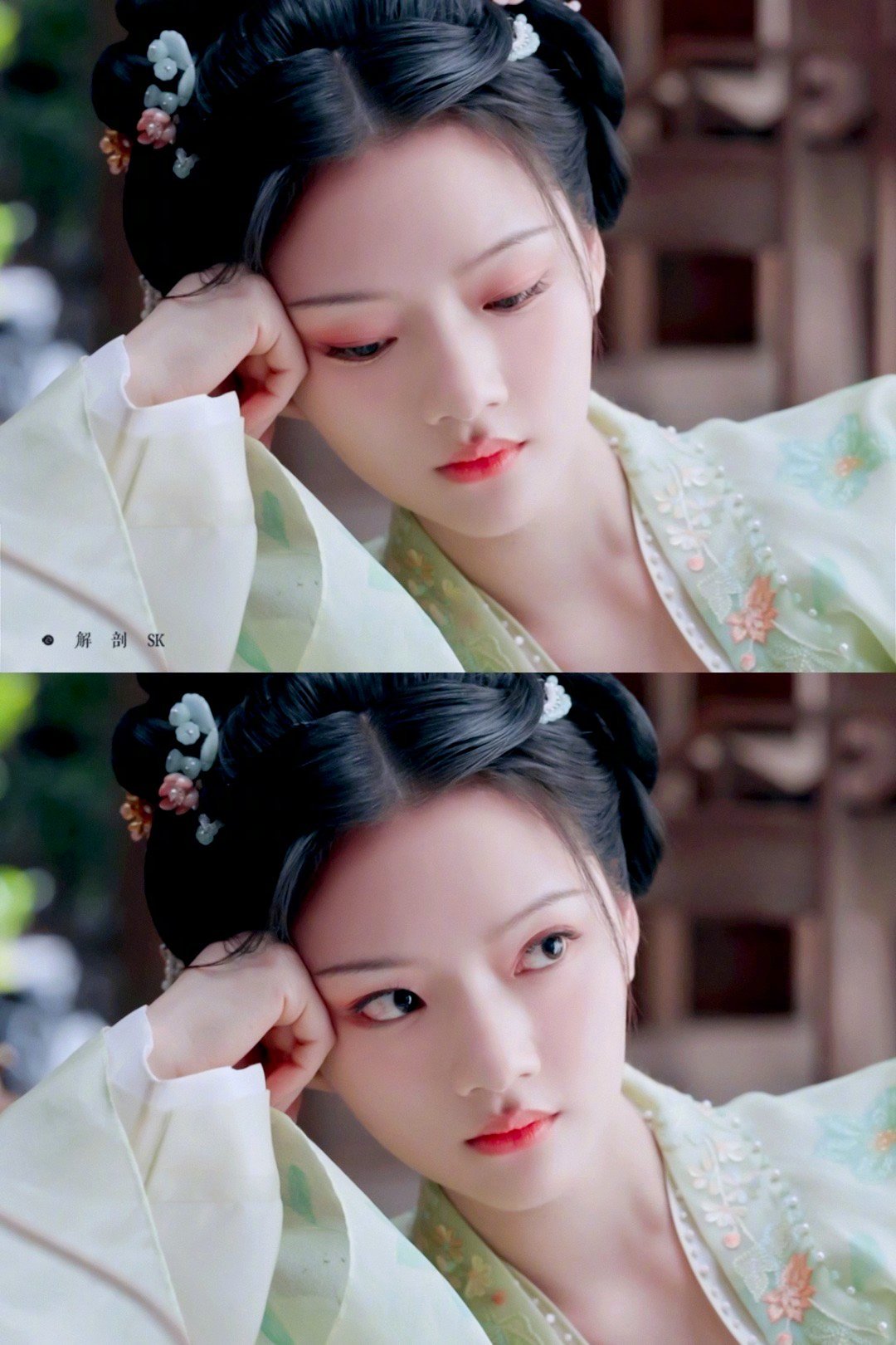 #任敏好灵# 新剧#锦绣安宁#中饰演灵动明媚的嫡女罗宜宁！眼神清澈中带有对世事的