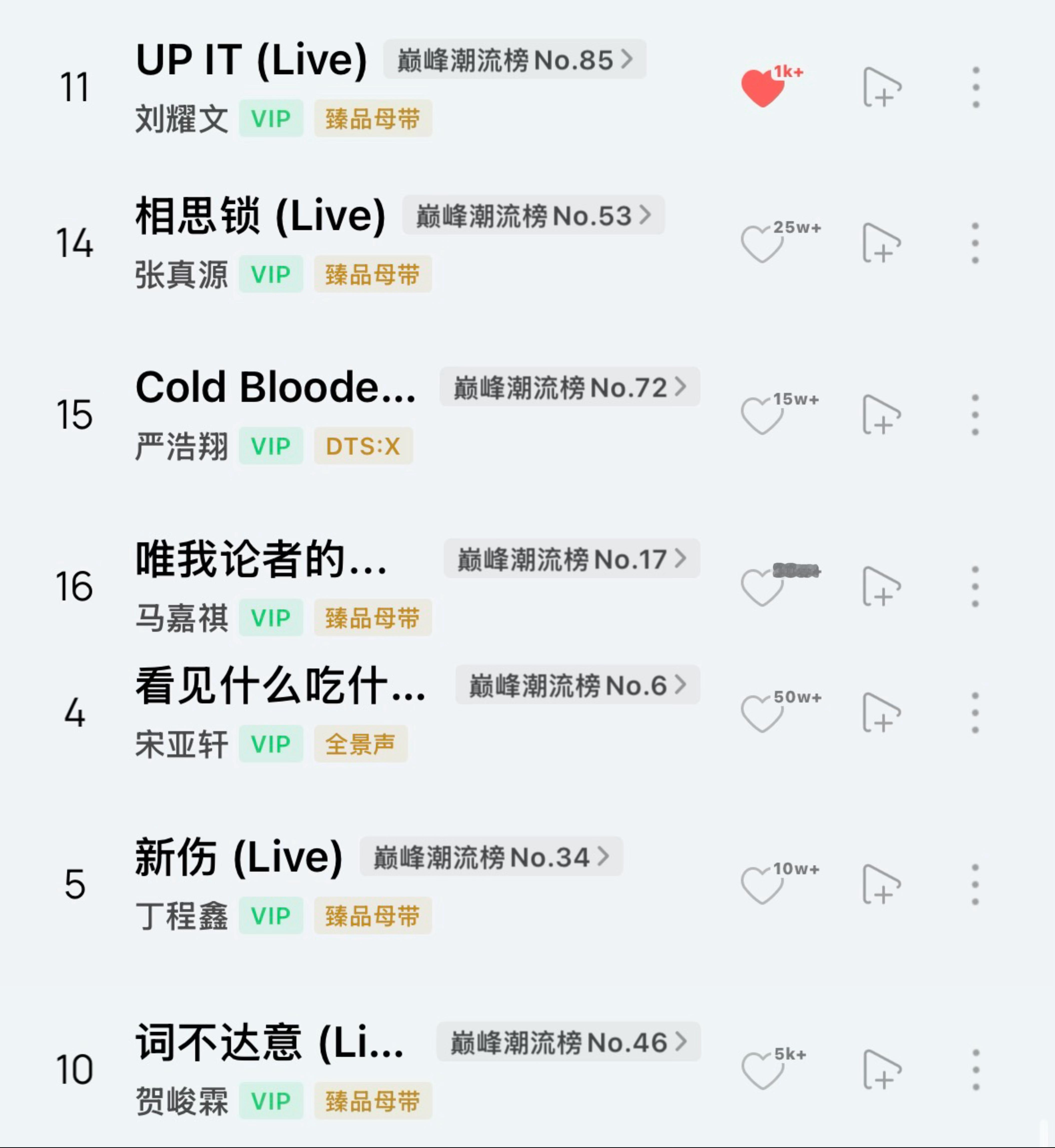 live版up it 再来做一波收藏！差距有点太大了，手里所有Q音皓都来收藏一下