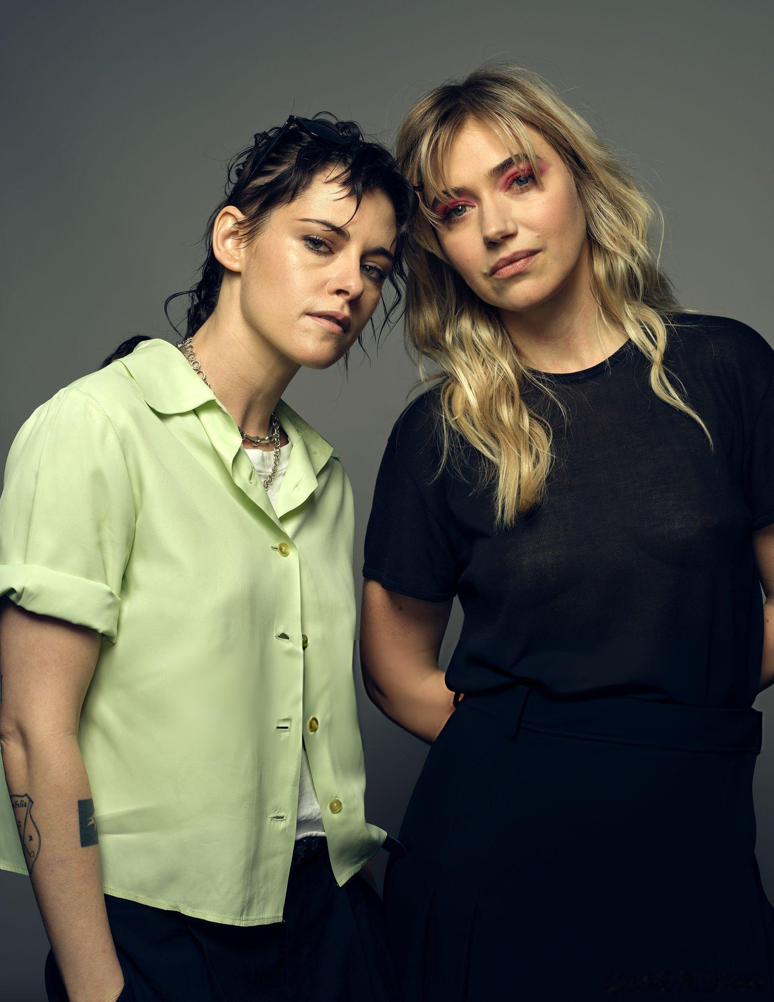 Kristen Stewart克里斯汀斯图尔特和Imogen Poots之前宣传