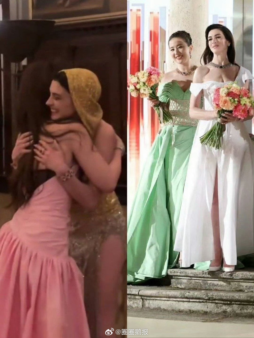 刘亦菲安妮海瑟薇四次同框刘亦菲安妮海瑟薇别试探了有市场刘亦菲安妮海瑟薇四次同框，