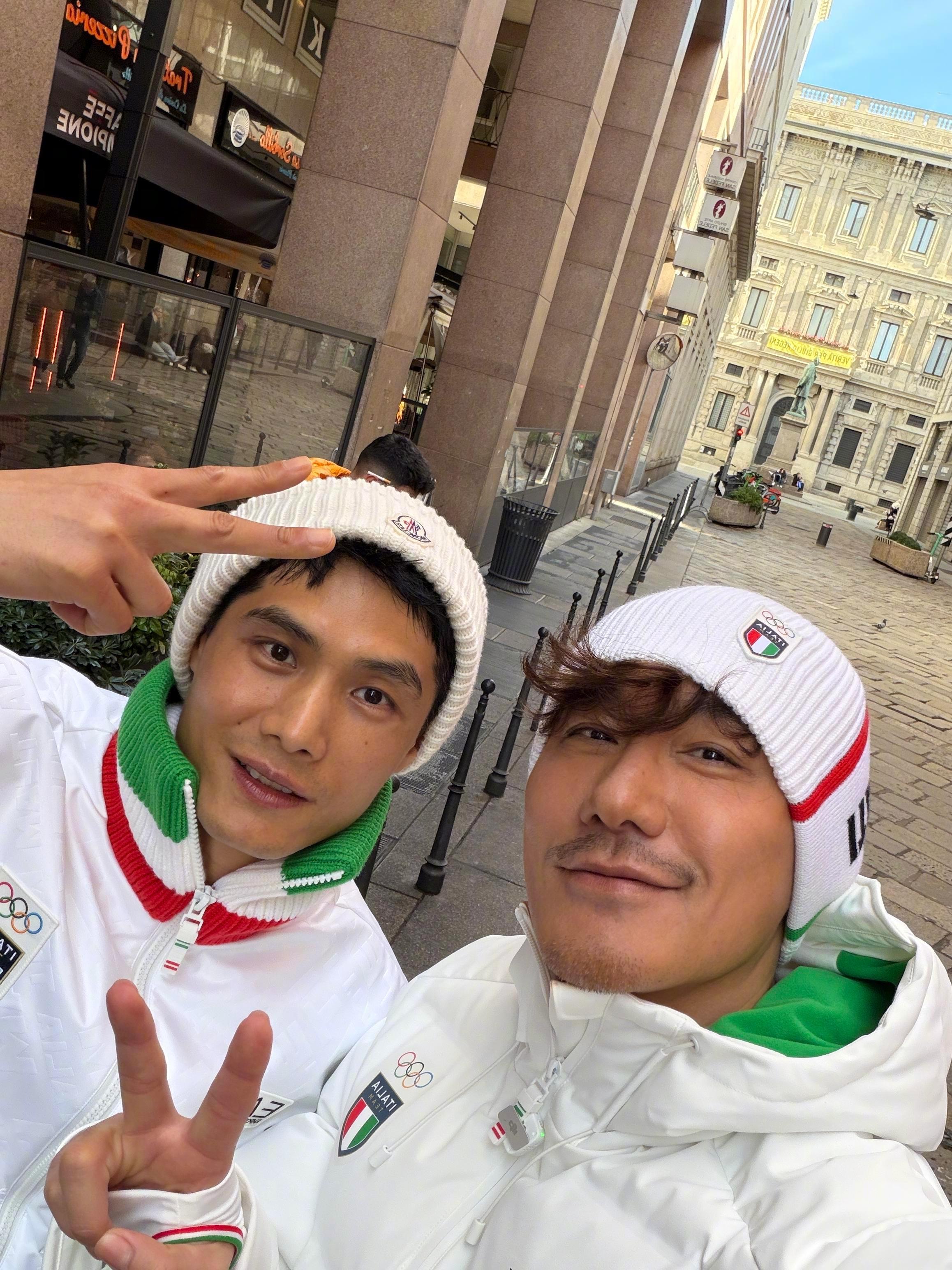 #胡兵郝允祥为中国队加油# 2026年米兰冬奥会开幕式将于03:00在圣西罗体育