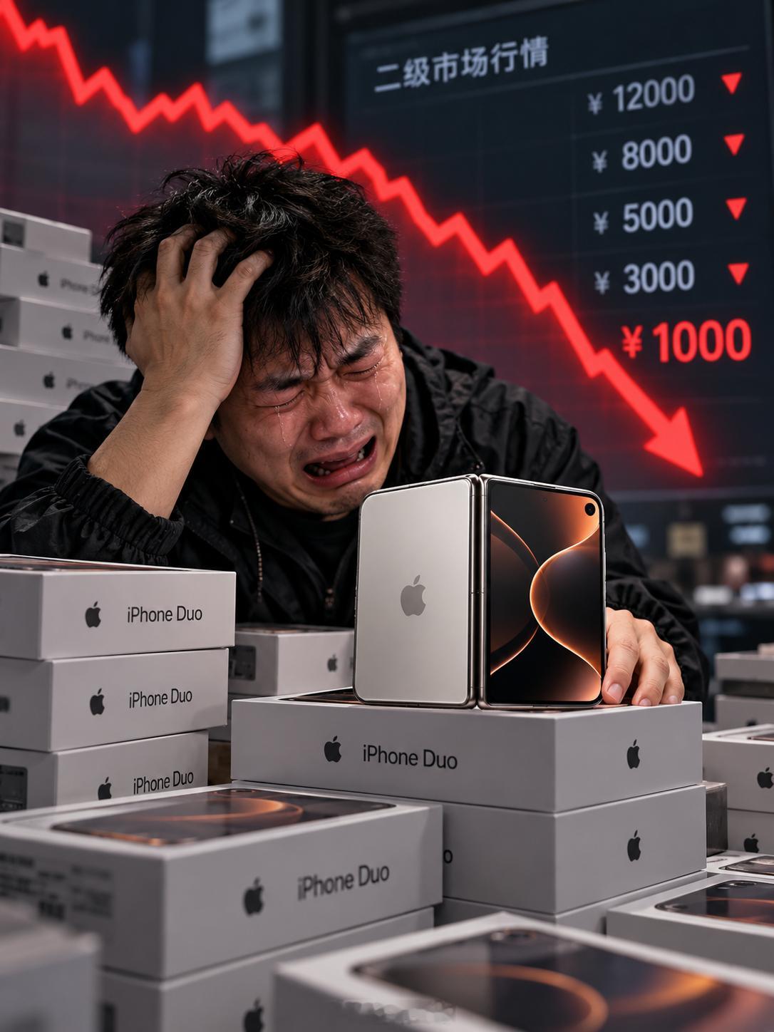 iPhone Duo 黄牛价格蹦得也太快了，张铁牛真是生不逢时啊。要是国庆节前就