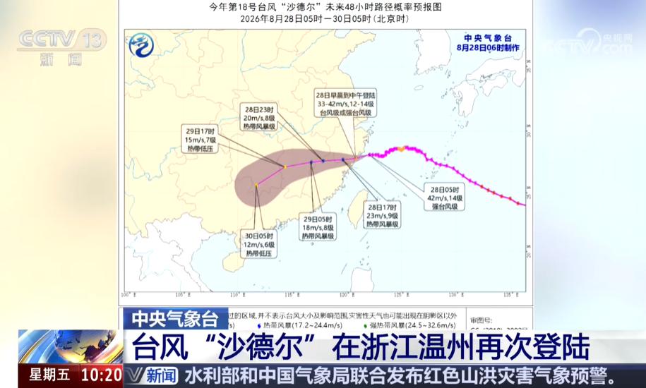 台风“沙德尔”罕见“两连登”浙江，防灾体系再迎大考：宁可十防九空，不让万一发生！