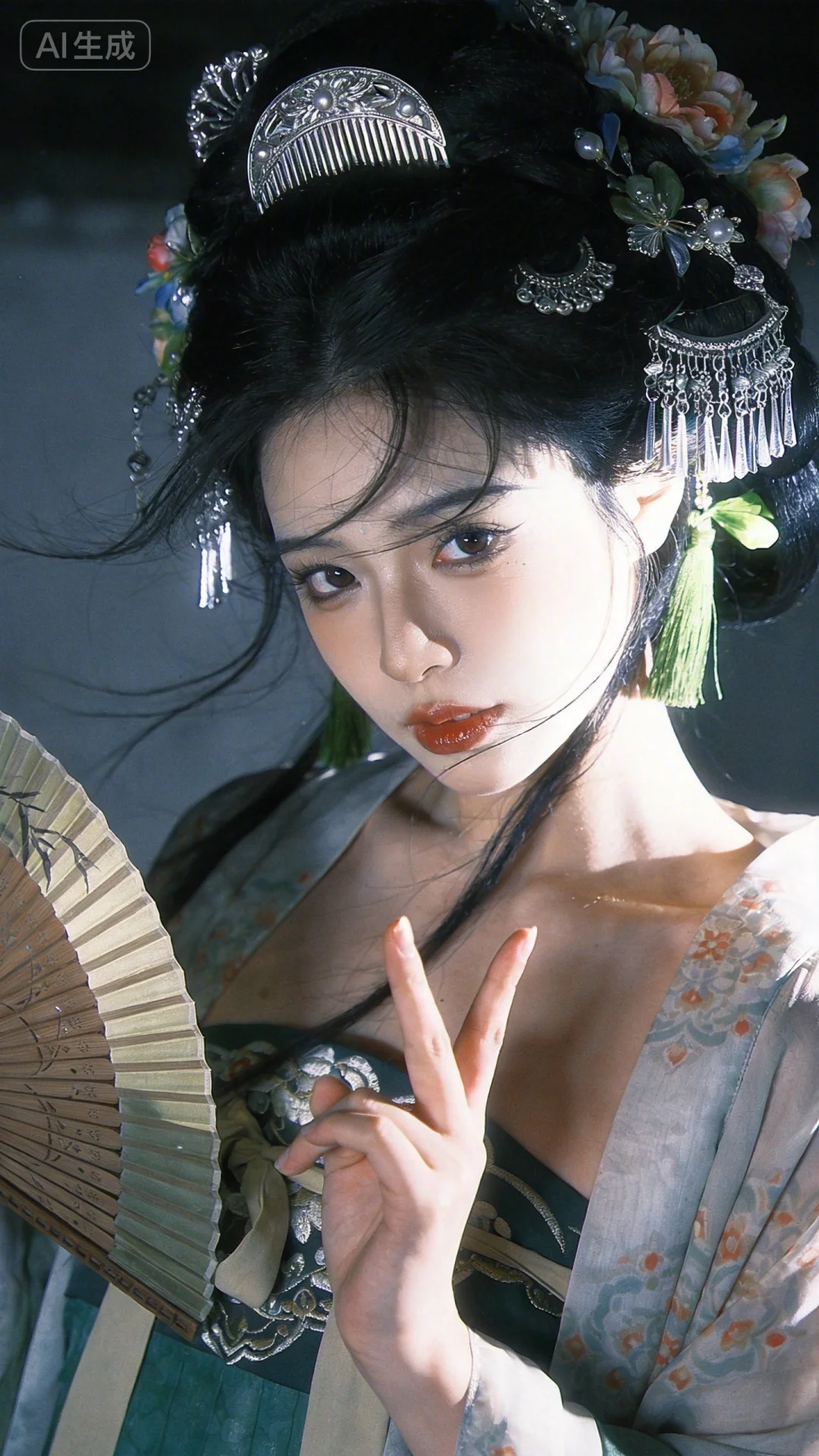 运用质感光照与自然光线营造画面质感。画面中展现具有达尔丁效应的主体形象，主体头上