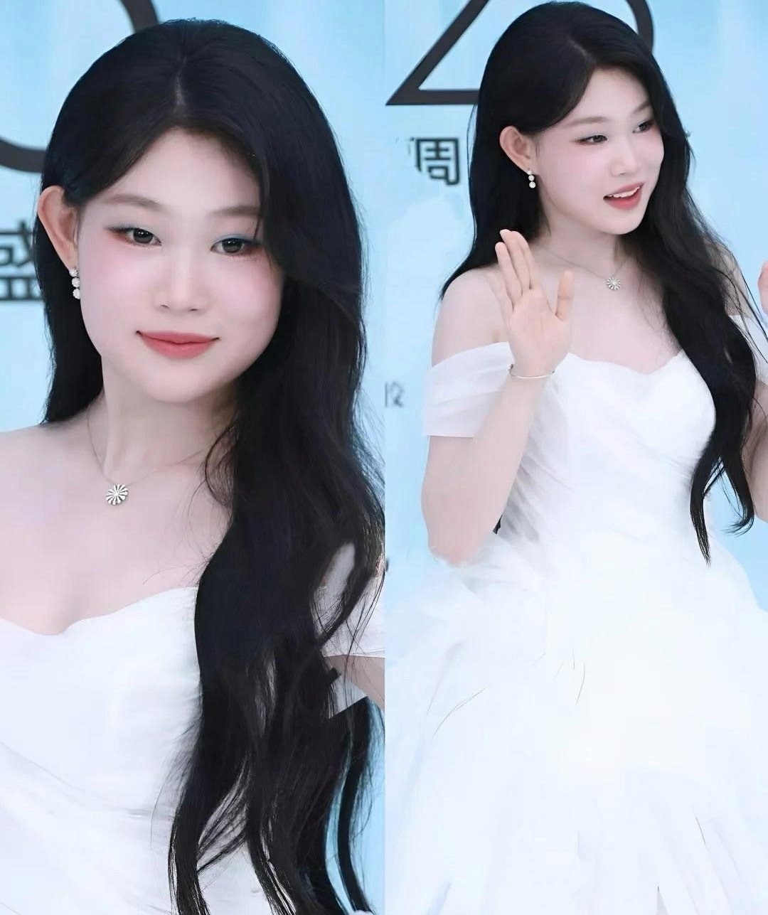 小沈阳女儿沈佳润，越来越美了，现在开始走纯欲风格了，她的皮肤是当下流行的冷白皮，